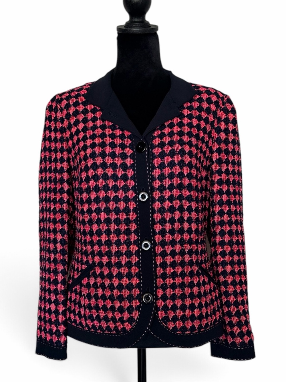 Carlisle Pink Tweed Blazer Jacket